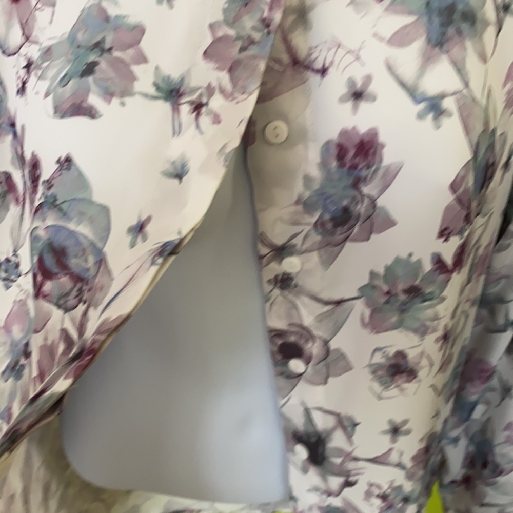 H&M flowers shirt white size 8 - Picture 8 of 12